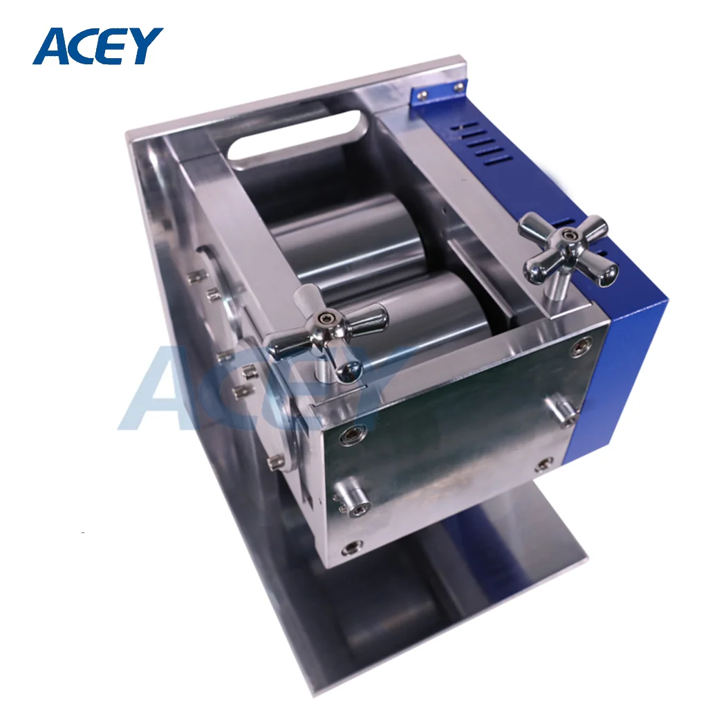 Acey Small Lab Manual Horizontal Rolling Press Machine for Battery Electrode Calender