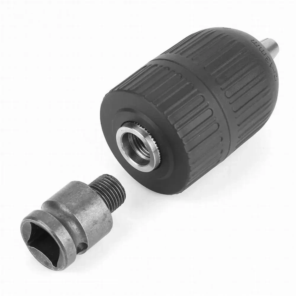 1pcs 1/2 -20UNF Drill Chuck 2-13mm Self-locking Keyless Drill Chuck Self Tighten Drill Chuck Adaptor For Impact Wrench Hand Tool