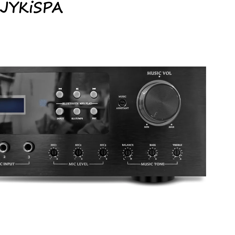 Home Hifi Versterker 5.0 Draadloze Bluetooth Versterkers Usb Afstandsbediening Mic Ingang Audio Geluidssysteem Voor Karaoke Party Theatre