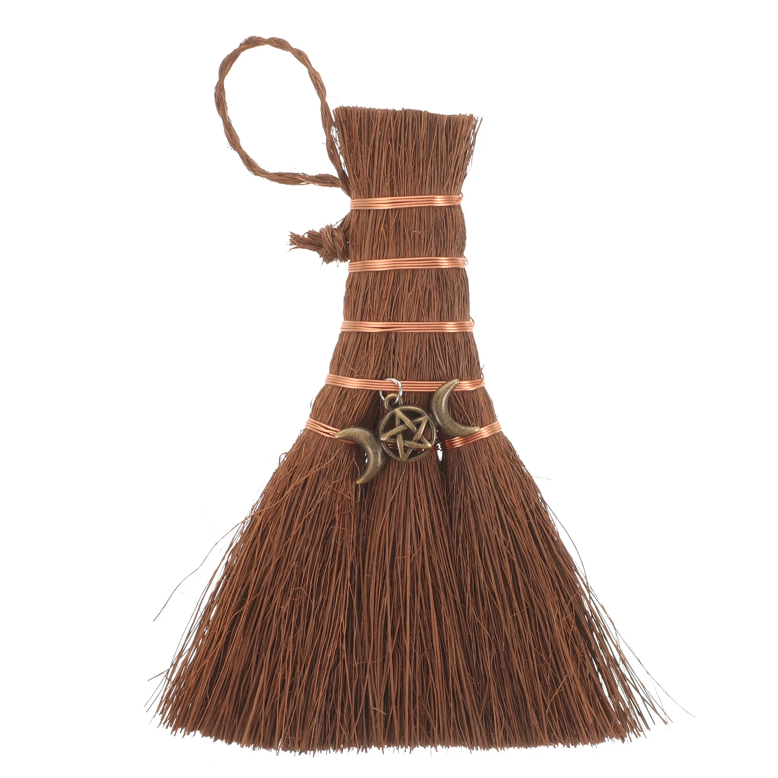 

Broom Pendant Realistic Simulated Broom Hanging Ornament Party Decoration Miniature Cleaning Tool