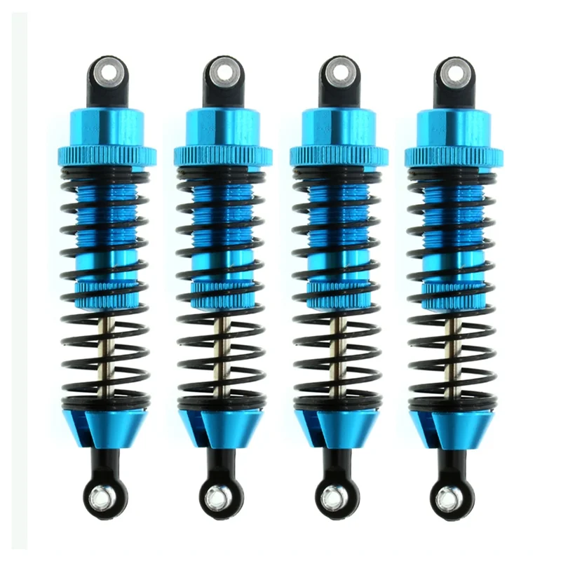 4Pcs 85mm Metal Shock Absorbers Damper for Redcat Gen8 Gen 8 Scout II 1/10 RC Crawler Car Upgrade Parts,Blue