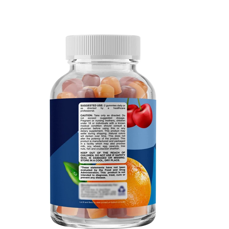 Men's Természetes multivitamin Horgány gummies - containing Vitamin D, C, a++, majd biotin - Arra való számára Minden men's Egészég supplements