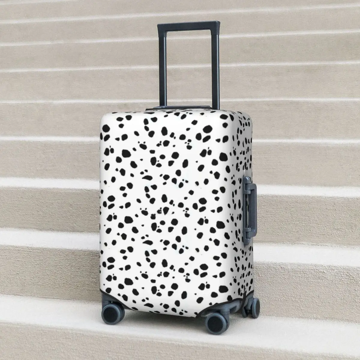 

Dalmatian Dog Print Suitcase Cover Flight Cute Spots Dots Fun Luggage Accesories Cruise Trip Protection