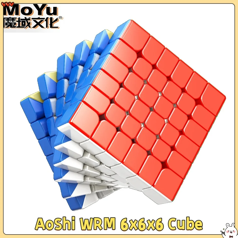 MoYu AoShi WRM 6x6x6 Magische Kubus Magnetische Magische Kubus Professionele Speciale Snelheid Puzzel Kinderen speelgoed Gift Originele Magico Cubo