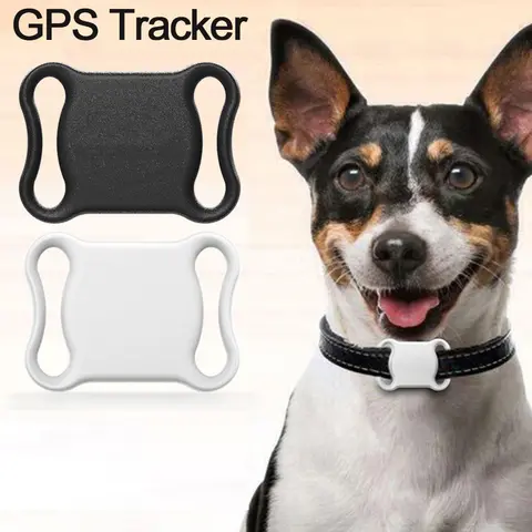 GPS 스마트 애완 동물 탐지기 방수 미니 GPS 추적기 애완 동물 고양이 개를위한 LED 빛으로 분실 방지 블루투스 탐지기 추적 칼라