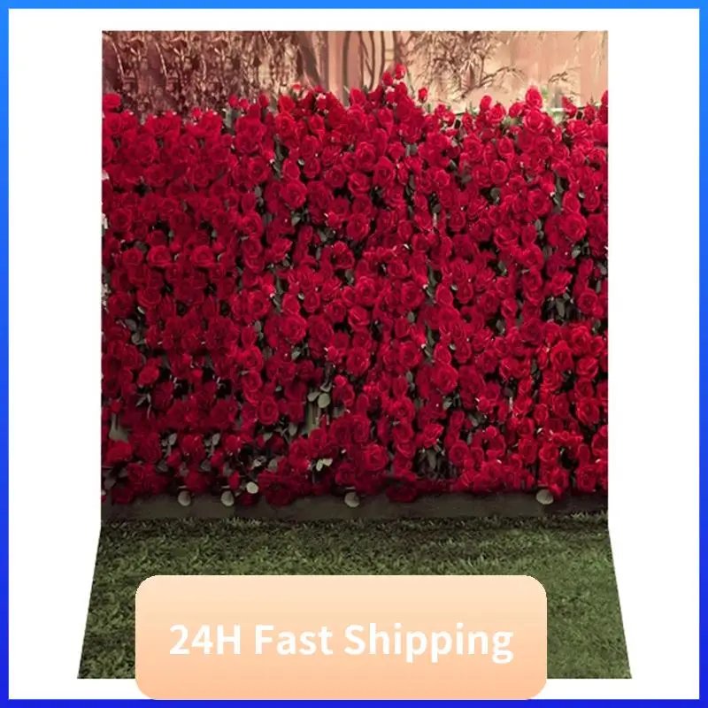 

Multifunctional Flower Wall 210X150cm Photography Backdrop Rose Wedding Party Decoration 3D Photography Backdrops H5