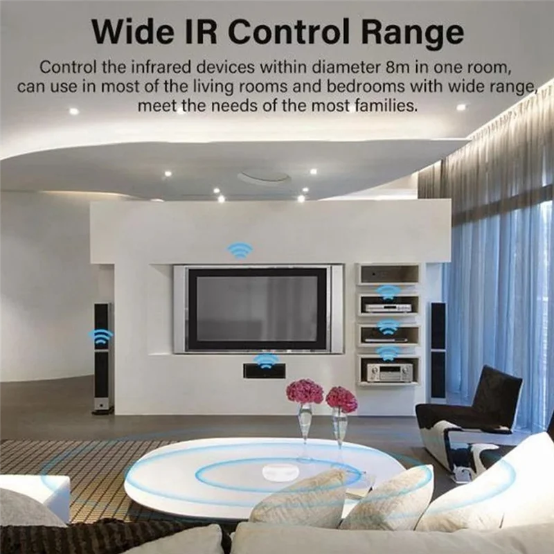 M13K-Tuya Smart Wifi Universal IR Remote Control For TV Air Conditioner Automation Modules Work With Smart Life Alexa Home