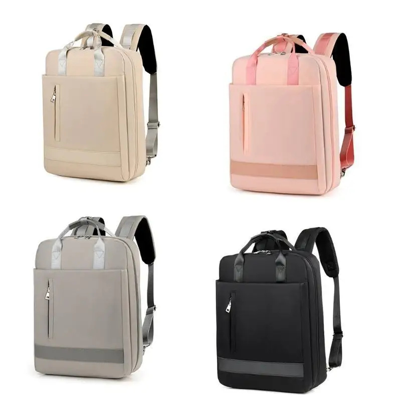 652F Travel Laptop Backpack Durable Business Anti-Theft Laptop Back Pack with USB Data Cable for Men Women Waterproof