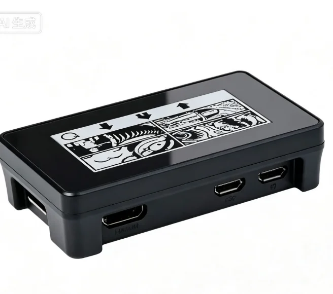 Raspberry Pi 2.13-inch touch ink screen mini host with casing 250By122 resolution