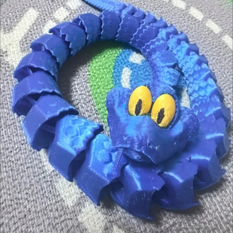 Disney Zootopia 2 Gary Wąż Symulacja Druk 3D Ruchome Stawy Model Figurka Ozdoba na Biurko Relaks i Ulga od Zmęczenia Prezent