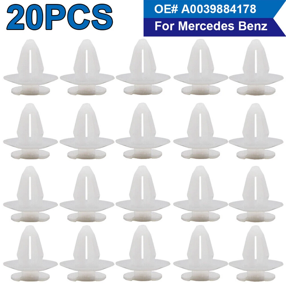 20pcs Car Door Panel Clips Trim Retainer Interior Fixing Fastener For Mercedes-Benz C E CLASS W202 W212 A0039884178 39884178 Car