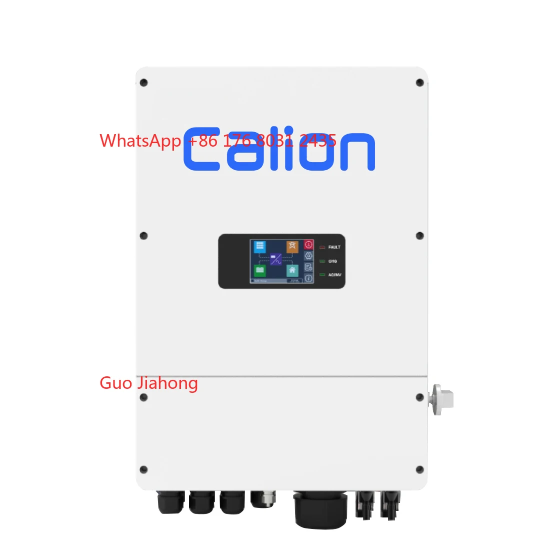 

Touch Screen Pure Sine Wave Ac Hybrid Inverter With 120a Mppt Charger Controller 220v 50/60 Hz 6kva With CT Function