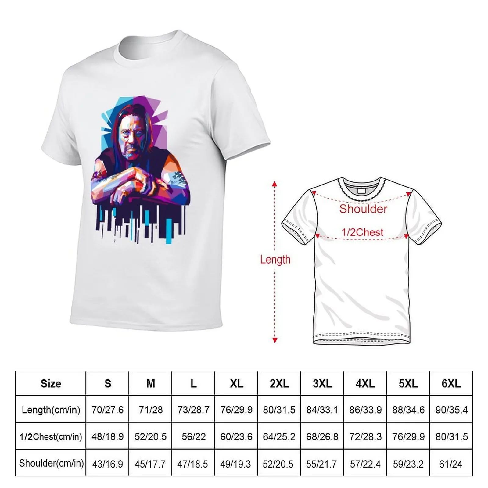 Hard-boiled Trejo T-Shirt Large Size Breathable Tee