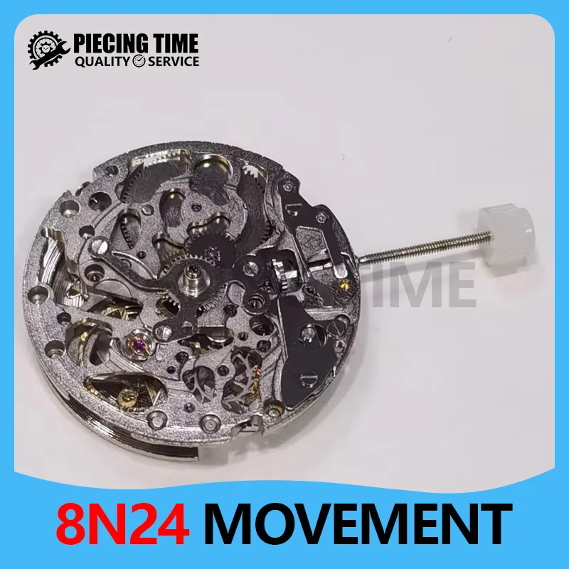 Watch Movement Japanese 8N24 Automatic Mechanical Movement 3-pin Watch Movement Watch Accessories High Precision New