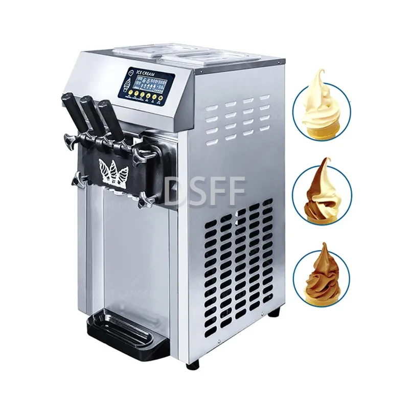 High End Electric Pre Cooling Commercial Soft Ice Cream Machine, New Ice Cream Making Machine