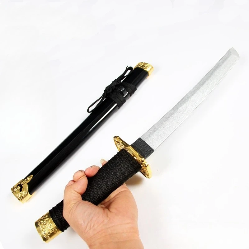 Espada corta de madera de 53cm/20,87 pulgadas, periféricos de juego Tohken Ranbu, modelo de texto izquierdo Xiaoye, accesorios de Cosplay, juguete para niño, adornos deportivos, regalo