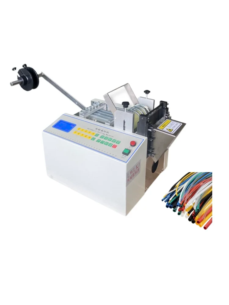 

Automatic Heat Shrink Tube Guillotine Silica Gel Tube Hose PVC Casing Pu Trachea Pipe Cutting Machine Wire Rope Cutting Machine