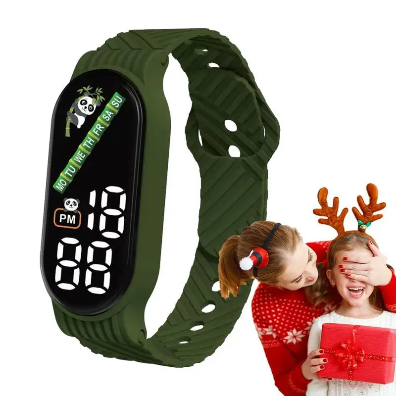 Touch Screen Watch Accurate Touch Screen Electronic Watch For Children Portable Fitness Watch With Timer Alarm Clock Date Displa