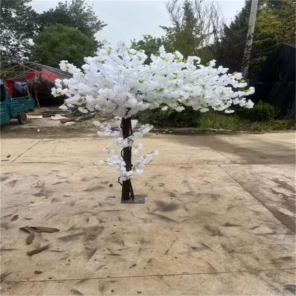 

2 шт., 2 м, дерево вишни, 2 м, удлиненная центральная часть свадебного стола, имитирующая для украшения вечеринки