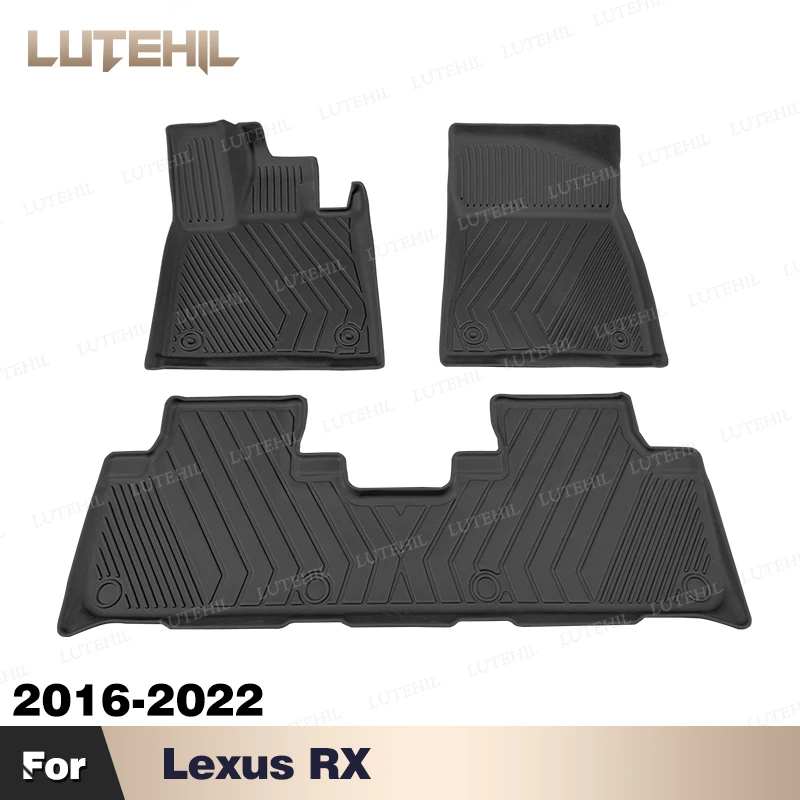 

Для Lexus RX 2016-2022 2021 2020 2019 2018 17, всепогодный напольный коврик из ТПЭ, индивидуальный ковер, аксессуары для защиты салона автомобиля