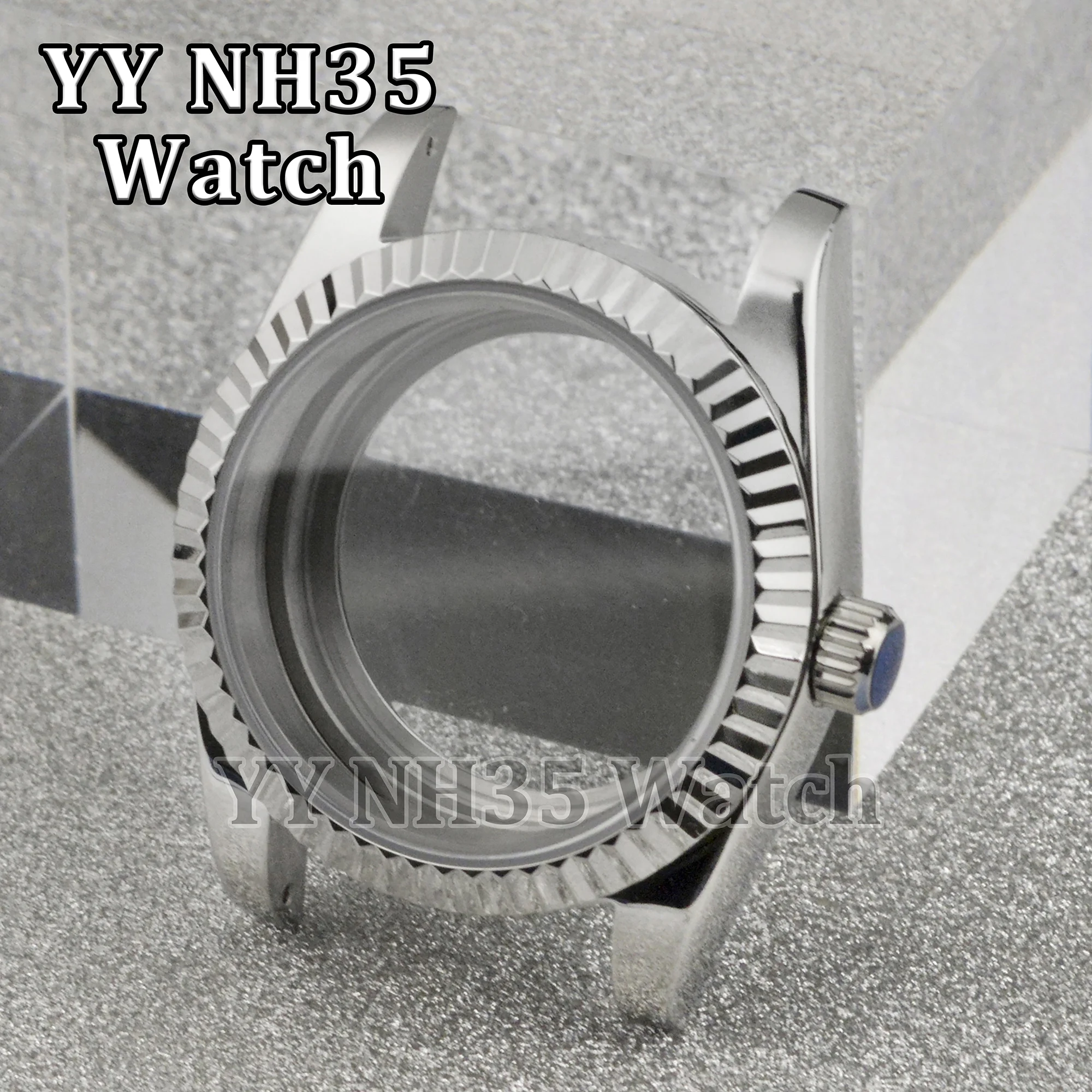 

36/39mm Watch Case NH35 Case for Datejust Watches Water Resistant Case fit NH34/NH35/NH36 Automatic Movement Watch Accessories