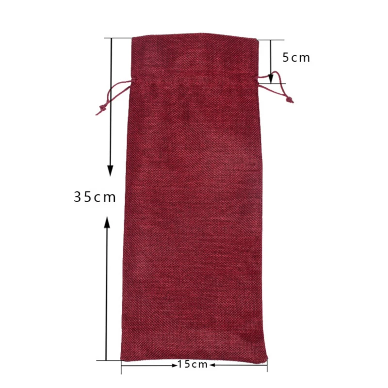 

10-компонентные мешки для вина из мешковины, джутовые мешки для бутылок вина с завязками, многоразовые подарочные пакеты для вина с бирками для вечеринки, глухая дегустационная повязка