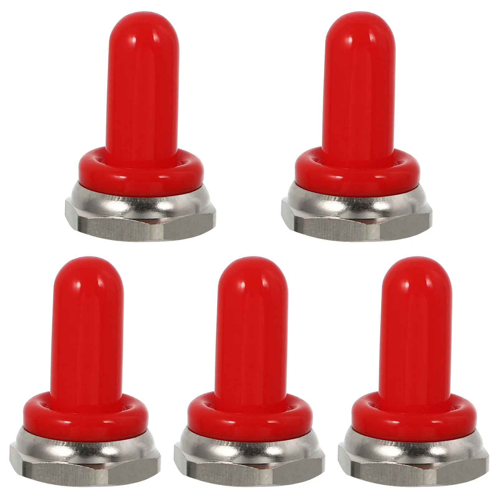 

5 Pcs Waterproof Cap Safety Covers Protection Creative Caps Guards for Toggle Switch