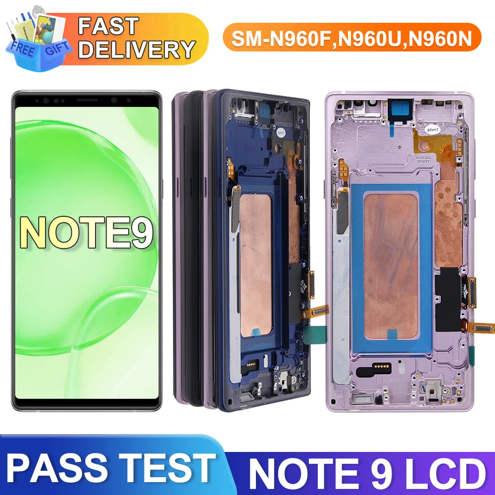 TFT For Samsung Galaxy Note 9 N960 N960F LCD Display Touch Screen Digitizer For Samsung Note 9 Screen Replacement Parts