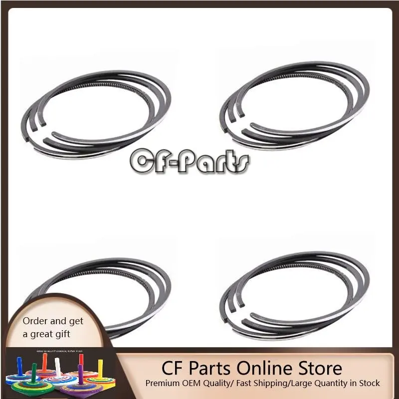 4 Sets STD Piston Ring set for Yanmar 4TNV84T 4TNE84 4D84E-2 4D84E-3B 4TNV84