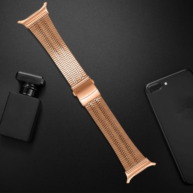 Sophisticated 47mm Watch Band Stainless Steel Construction for High End Smartwatches