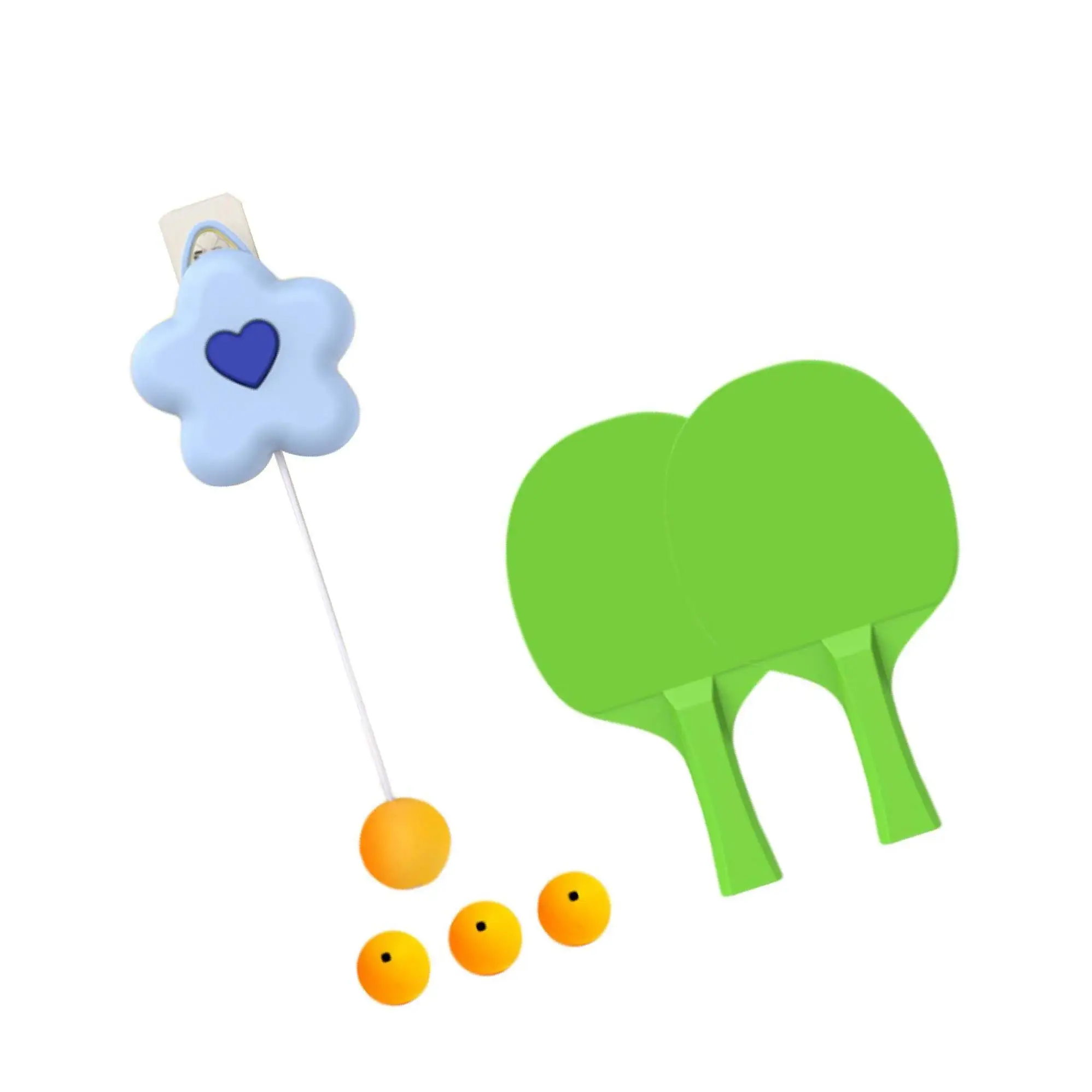 

Children’s Hanging Table Tennis Trainer Exercise Equipment Self Training Blue 1 Paddle