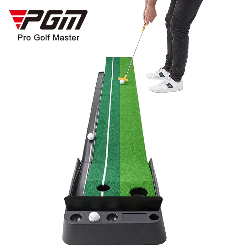 PGM Auto Return Golf Putter, Mini Golf Swing Course Trainer, Golf Training Aids for Intensive Training, Simulation Turf