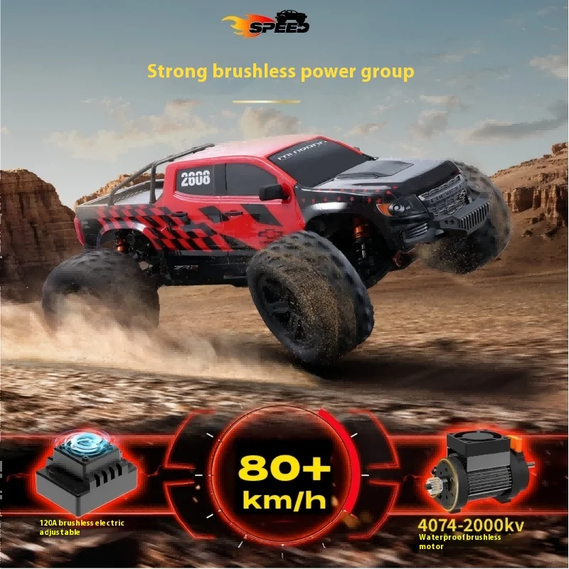 New FMS 1/10 FMT10 Remote Control Brushless Electric Off-Road Climbing Car Model Simulation Chevrolet Colorado Toy for Ages 14+