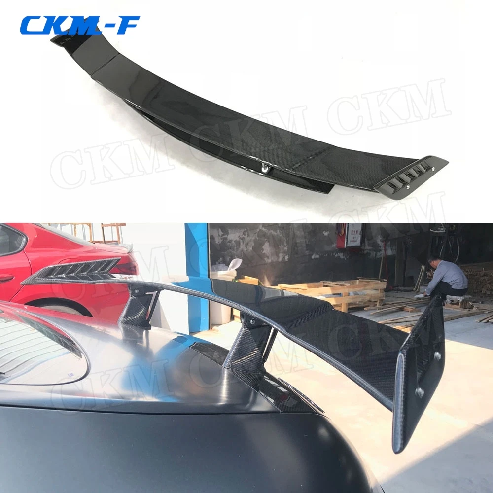 

Carbon Fiber Rear Spoiler Tail Trunk Wing For Mercedes Benz GT GTS GTR AMG Coupe 2 Door FRP Rear Boot Spoiler 2015-2019+