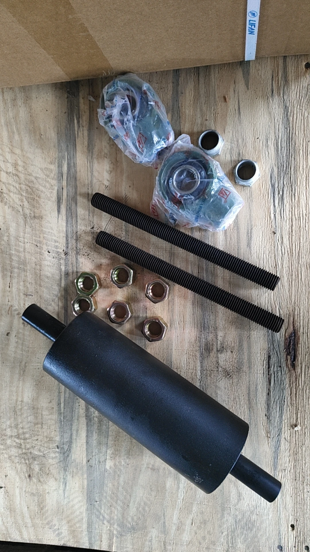 

Rollers and bearings