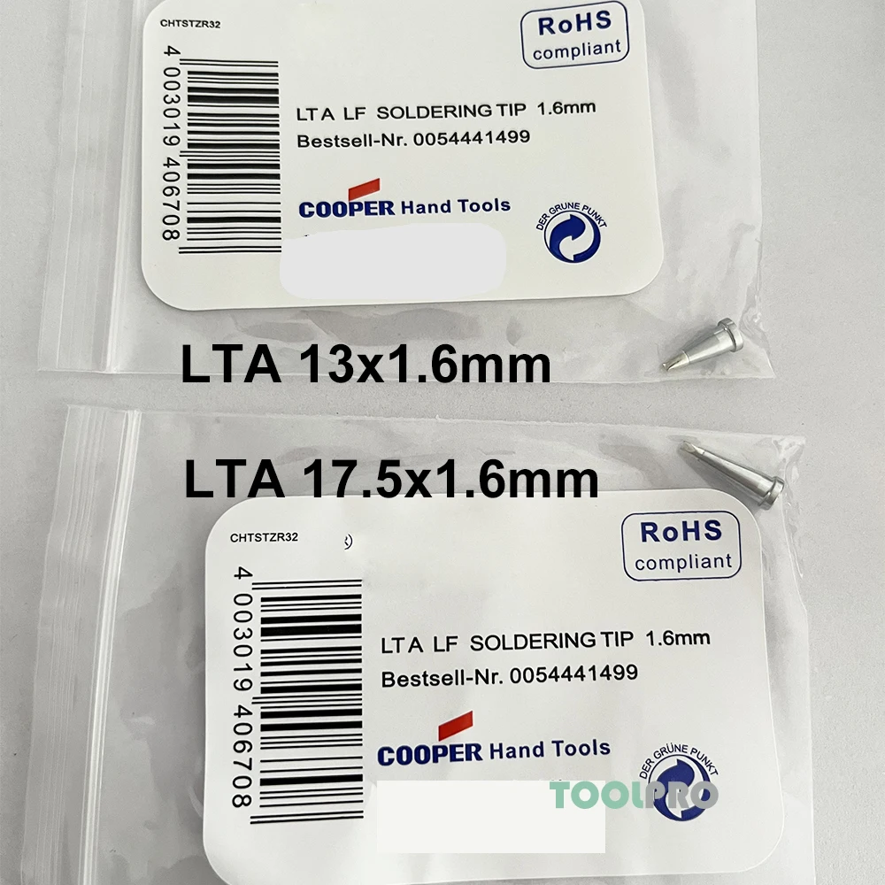 10pcs Universal Lead Free LTA Solder tip LT Series Soldering Iron TipsSoldering Iron weller Tip Heating Element For Weller WP