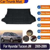 Para Hyundai Tucson JM accesorios 2005 ~ 2009 2006 2007 2008 alfombrillas para maletero de coche cubierta de alfombra de maletero piezas de automóvil revestimiento de bandeja de suelo de área de carga