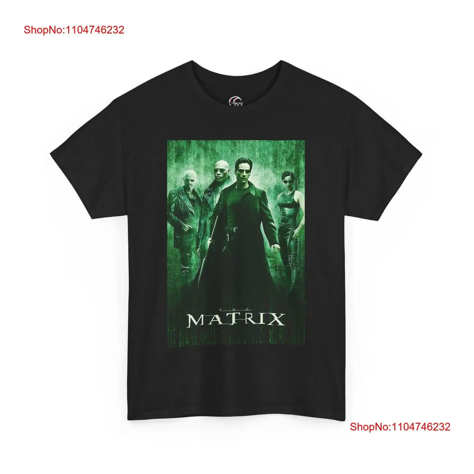 The Matrix Movie Poster T Shirt For  vintage Washed homme fashion designer clothes Unisex streetwear Slightly Breathable