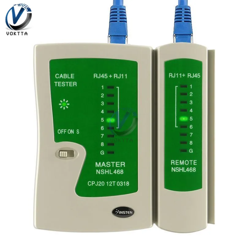 Network Tester Network Cable Tester LAN Cable RJ45 RJ11 RJ12 CAT5 Network Cable Tester Detector Tracker Remote Test Tool Kit