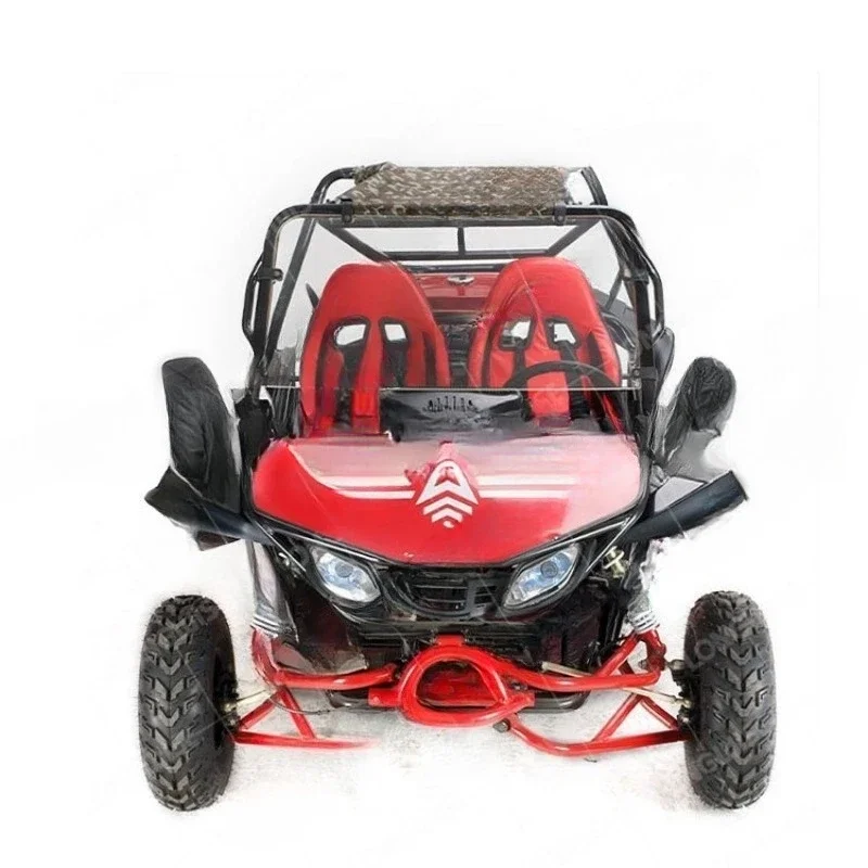 200CC oil-cooled engine four-wheel all-terrain beach UTV hydraulic shock absorber two-seater off-road kart