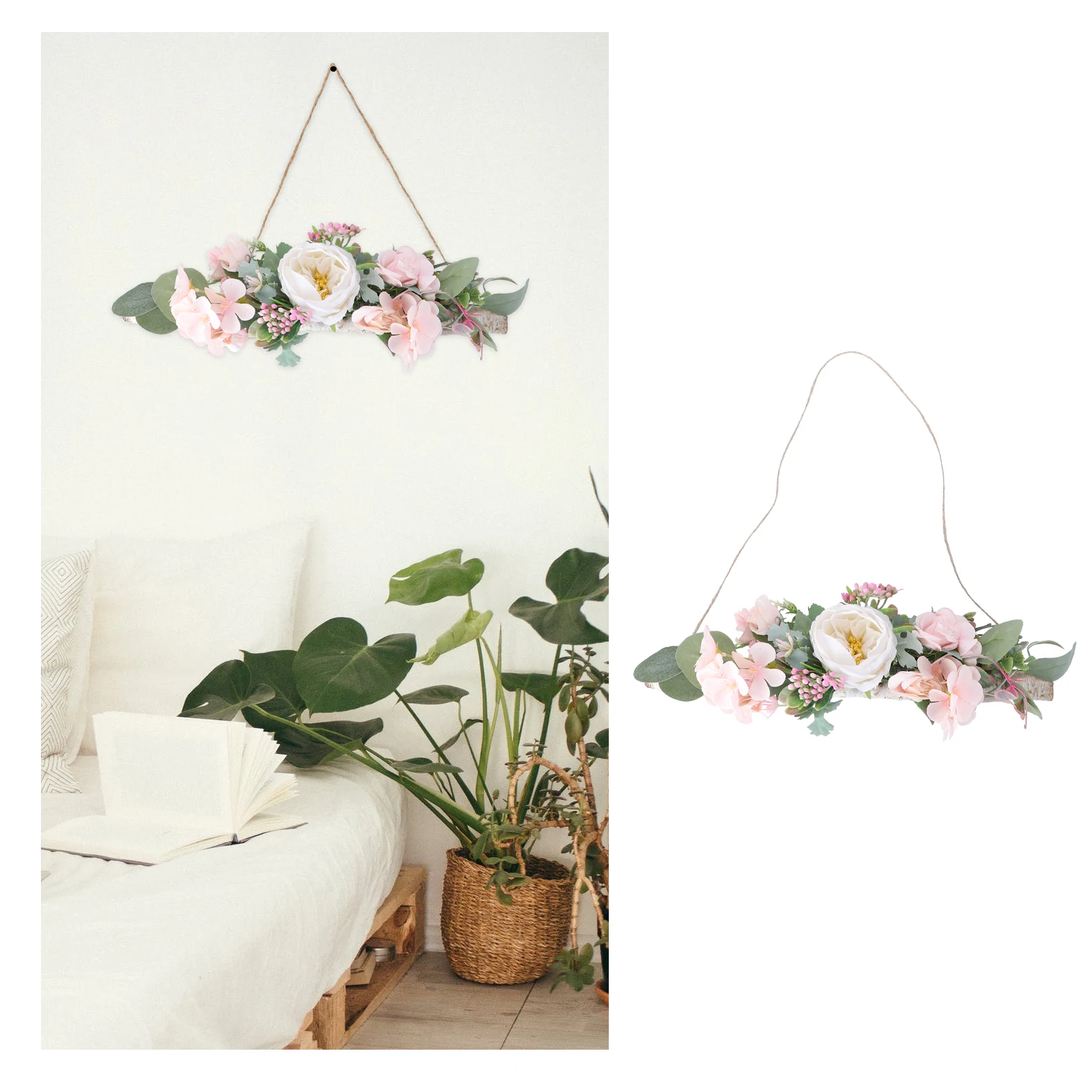 

1pc Nordic Style Wall Flower Bright Color Creative Shape Material Home Decoration Bedroom Wall Decor Fake Hanging Peony