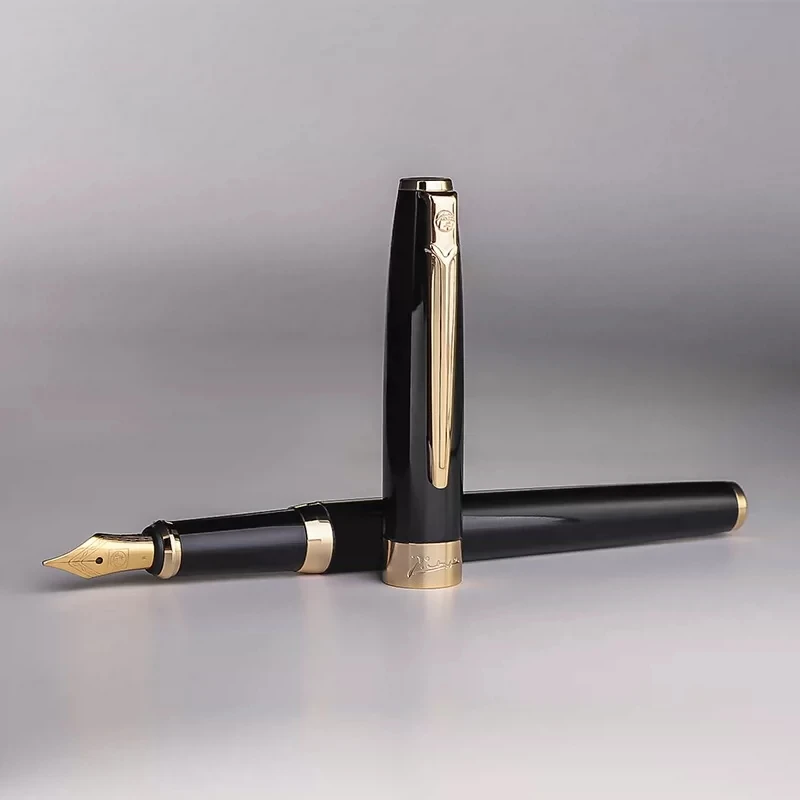 Picasso 717 Fountain Pen Set Dual‑Nib Design Gift Box Ink Pen Kit Business Office Writing Pen Holiday Present