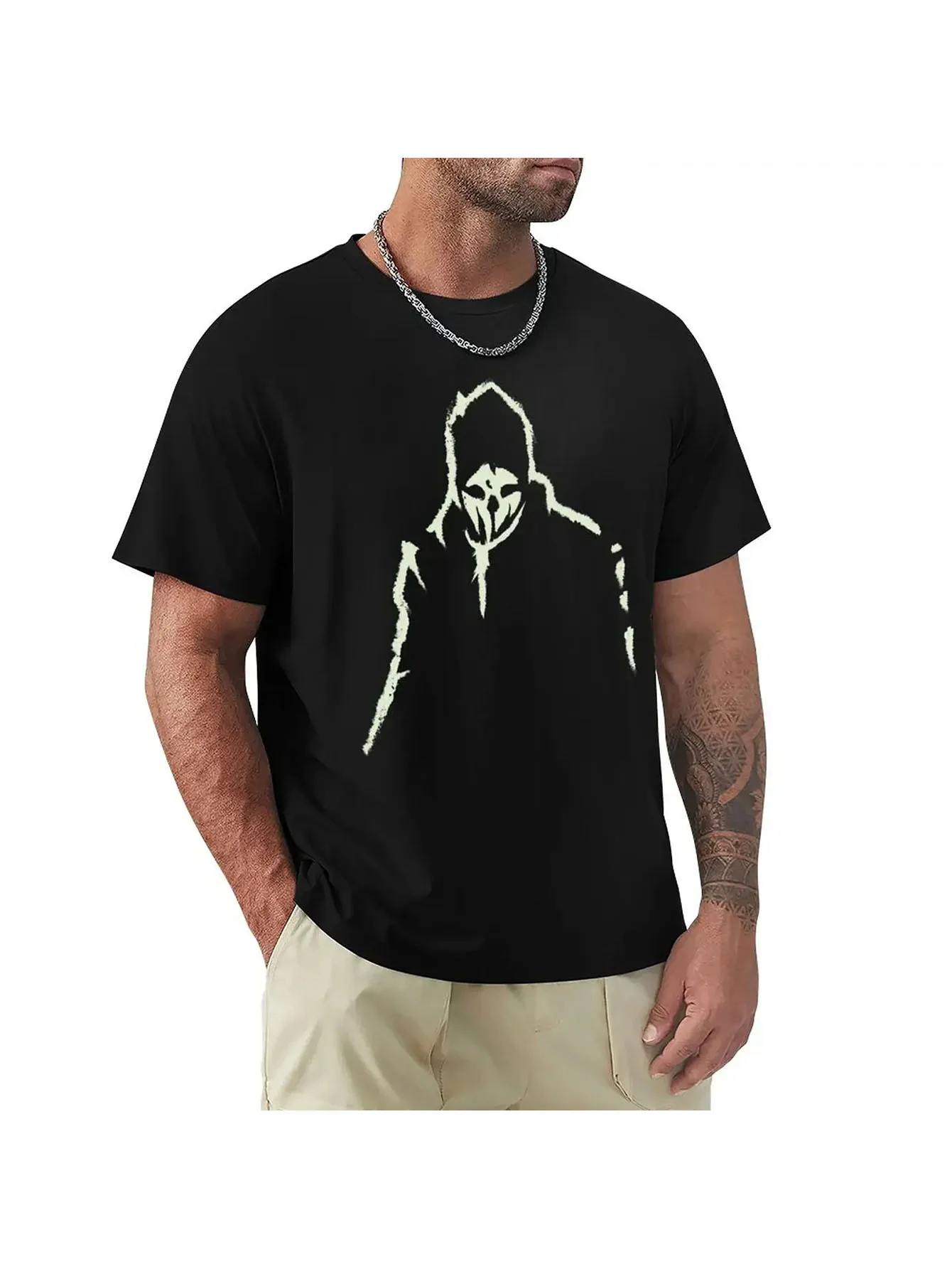 Футболка Corvo Attano (Dishonored Fan Art) Эстетическая одежда, простые футболки для мужчин, милый подарок бойфренду, футболка, милая Футболка Corvo Attano (Dishonored Fan Art) Эстетическая одежда, простые футболки для мужчин, милый подарок бойфренду, футболка, милая