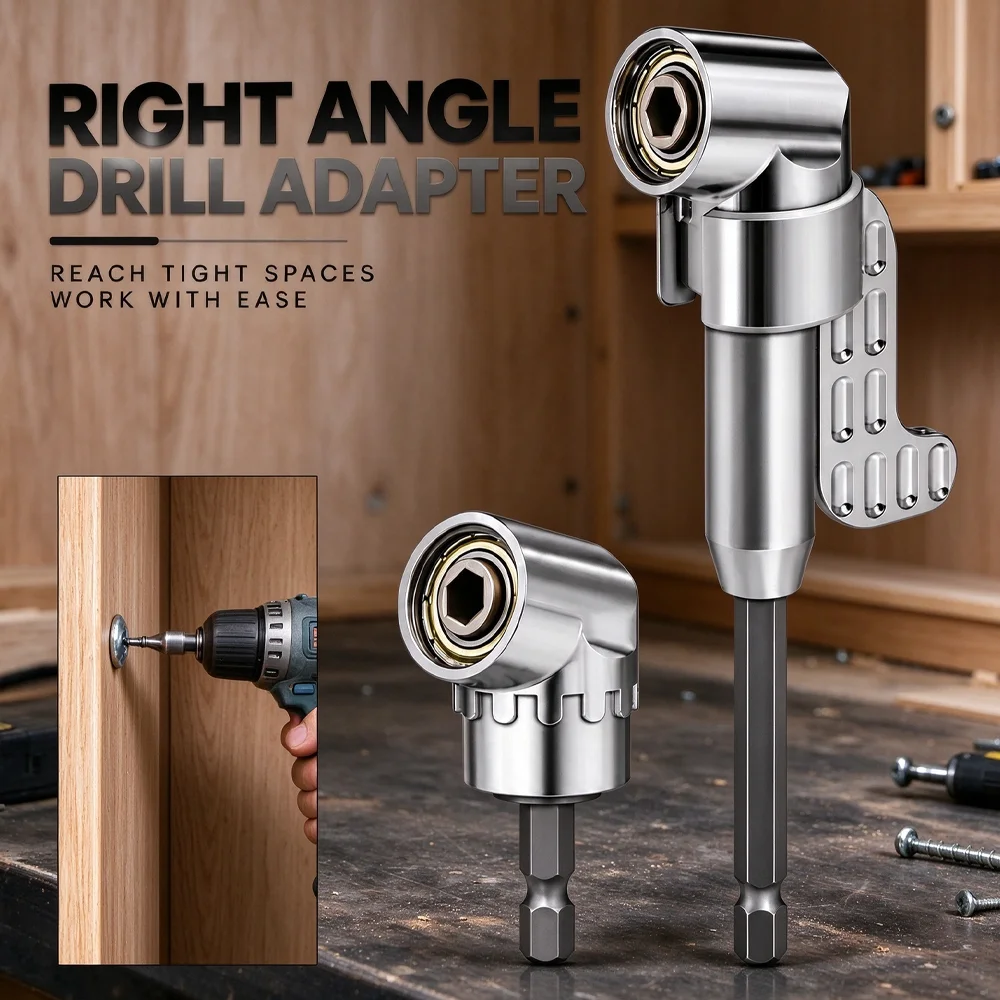 105 Degree Right Angle Drill Adapter 1/4