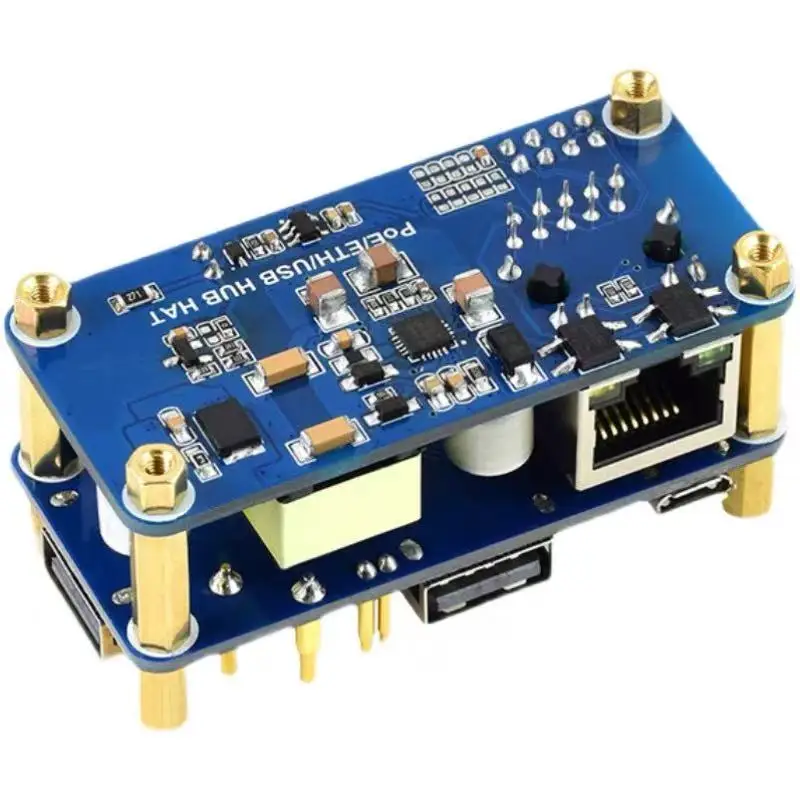 Modulo di alimentazione Ethernet Raspberry Pi Zero W/WH POE Scheda di espansione HUB USB