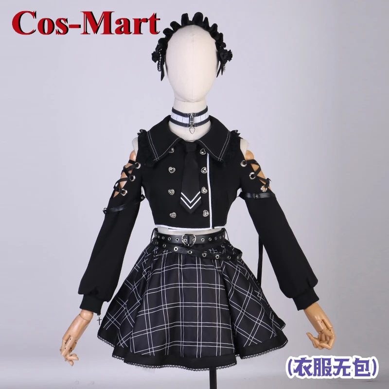 Cos-Mart Anime Vtuber Nijisanji Shiina Yuika Cosplay Costume Lovely Lolita Dress Uniform Activity Party Role Play Clothing XS-XL