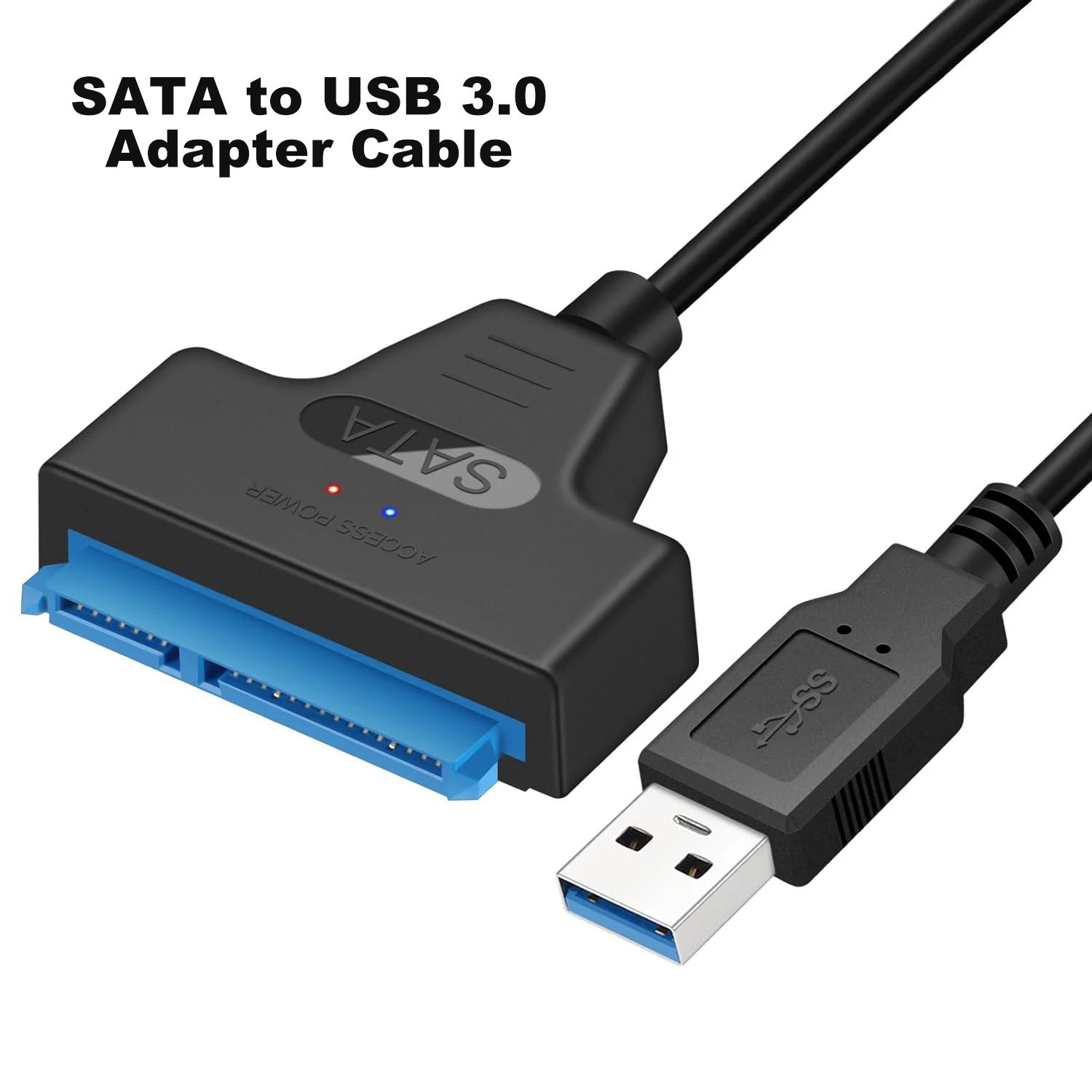 

SATA to USB 3.0 Adapter Cable for 2.5 inch Hard Drive HDD/SSD Data Transfer, External Hard Drive Converter Support UASP