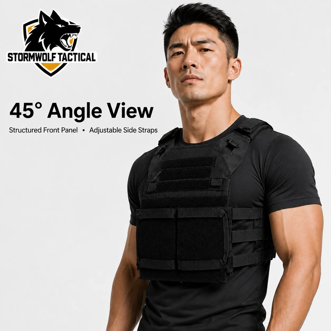 500D Nylon Plate Carrier Vest Lightweight No Front Panel Modular Load Bearing Vest JPC 2.0 VT13 Cut Style Outdoor Training