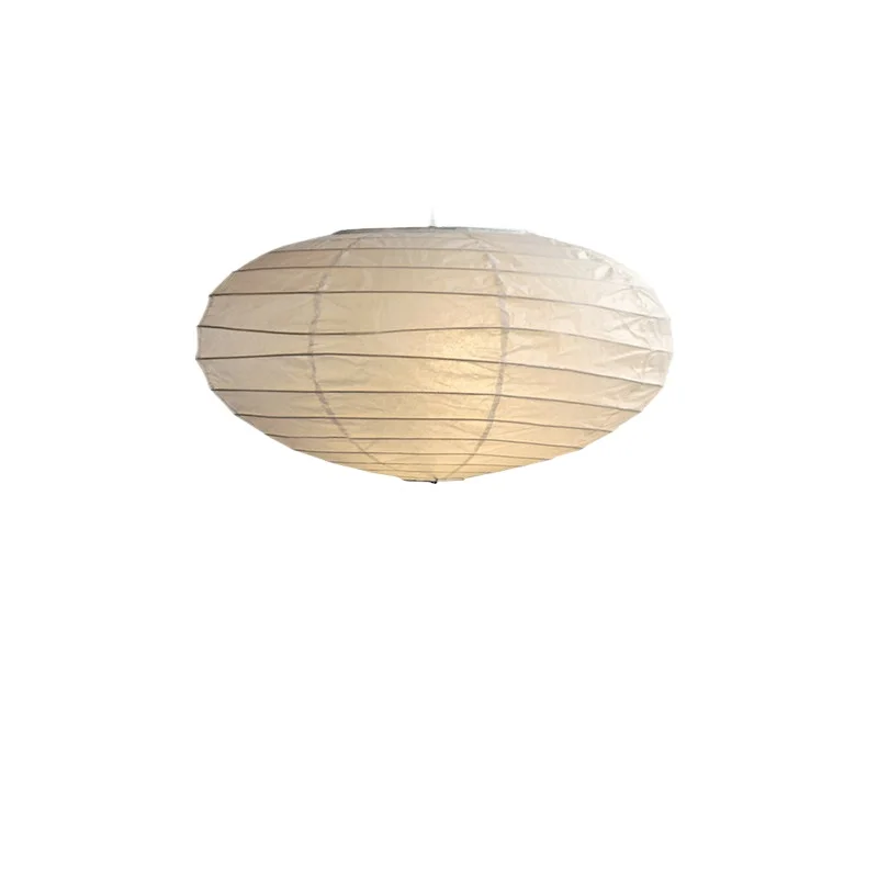 Japanse papieren lamp in de wabi-sabi-stijl, hanglamp voor de eetkamer, lamp voor de woonkamer, retro kroonluchter in de stijl van Isamu Noguchi.