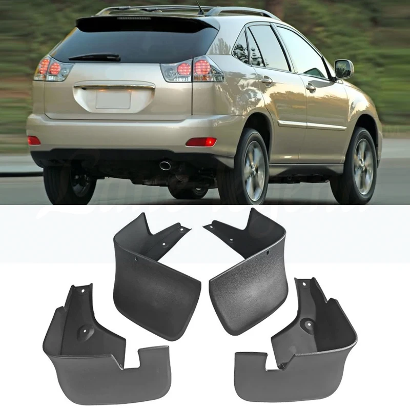 Mudflap for Lexus RX RX300 RX330 RX350 RX400h 2004~2009 Fender Mud Guard Splash Flaps Mudguards Accessories 2005 2006 2007 2008